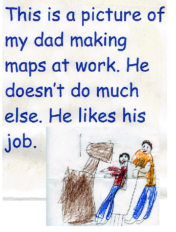 My Dad at work
